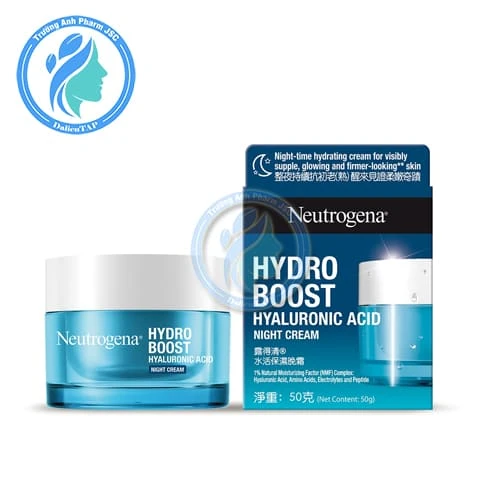 Neutrogena Hydro Boost Hyaluronic Acid Night Cream 50g - Kem dưỡng ẩm ban đêm