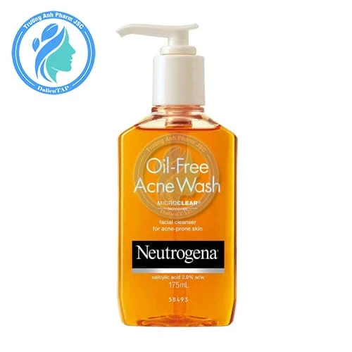 Neutrogena Oil-Free Acne Wash 175ml - Sữa rửa mặt ngăn ngừa mụn