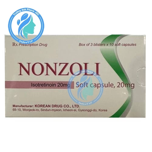 Nonzoli 20mg - Giải pháp điều trị mụn tận gốc