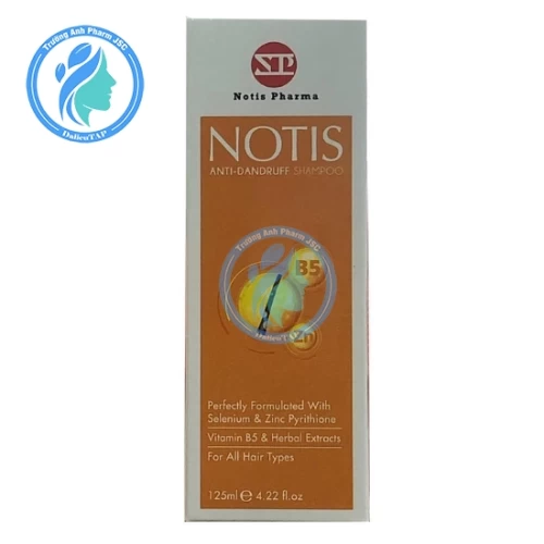 Dr.ea Notis Anti Dandruff Shampoo 125ml - Dầu gội sạch gầu, giảm ngứa da đầu