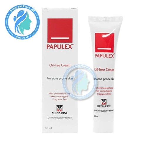 Papulex Oil-Free Cream 40ml - Hỗ trợ điều trị mụn trứng cá hiệu quả