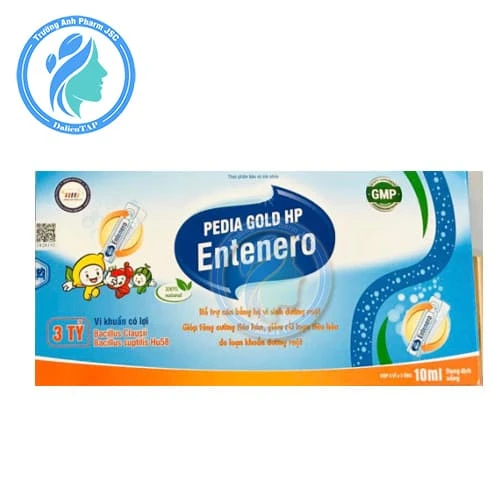 Pedia Gold HP Entenero - Hỗ trợ giảm nguy cơ rối loạn hệ vi khuẩn đường ruột