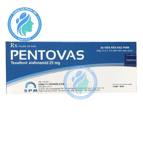 Pentovas 25mg SPM - Thuốc điều trị viêm gan B