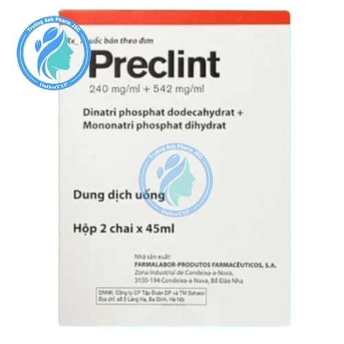 Preclint - Thuốc làm sạch ruột trước khi phẫu thuật nội soi
