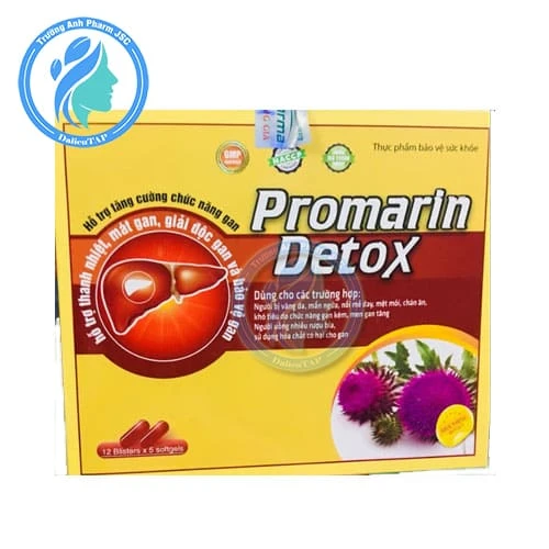 Promarin Detox STP Pharma - Viên uống hỗ trợ tăng cường chức năng gan