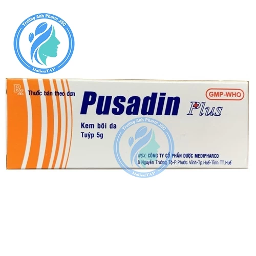 Pusadin plus - Điều trị các bệnh ngoài da đáp ứng với corticoid