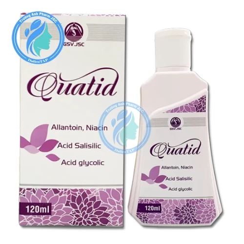 Sữa rửa mặt Quatid 120ml - Làm sạch, ngừa mụn cho da dầu, mụn