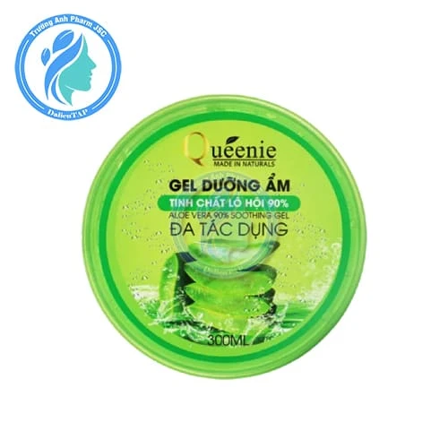 Queenie Gel lô hội Collagen Aloe Vera 90% Soothing Gel 300g - Gel dưỡng ẩm và làm dịu da