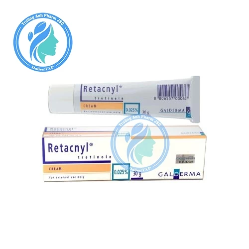 Retacnyl Tretinoin Cream 0.025% Galderma 30g - Giúp trị mụn hiệu quả