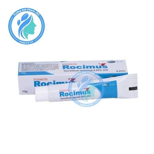 Rocimus 0.03% 10g - Loại bỏ triệt để chàm thể tạng, viêm da