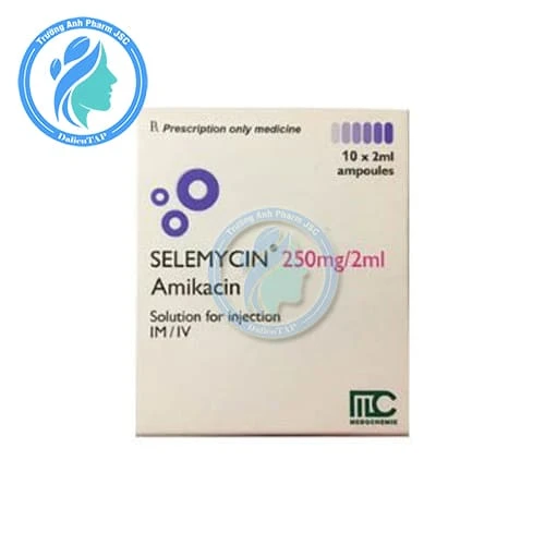 Selemycin 250Mg/2Ml Hộp 10 Ống - Thuốc điều trị nhiễm khuẩn