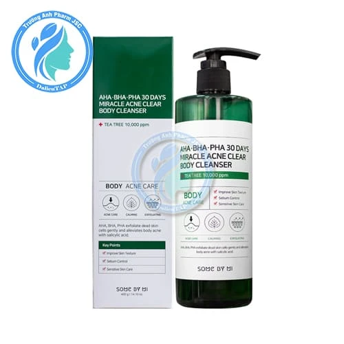 Some By Mi AHA-BHA-PHA 30 Days Miracle Acne Clear Body Cleanser 400g - Sữa tắm của Hàn Quốc