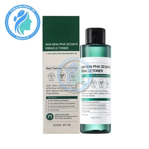 Some By Mi AHA-BHA-PHA 30 Days Miracle Toner 150ml - Nước hoa hồng làm dịu da