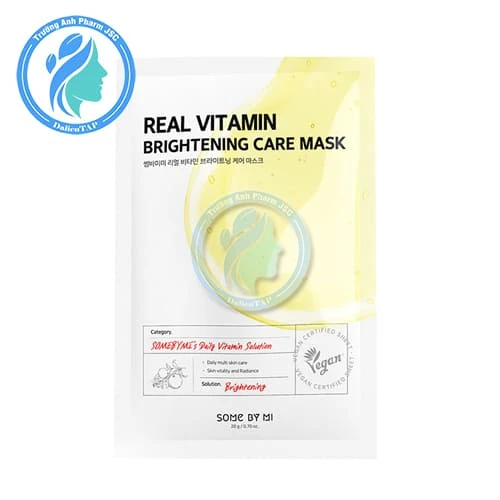 Some By Mi Real Vitamin Brightening Care Mask 20g - Mặt nạ dưỡng sáng da