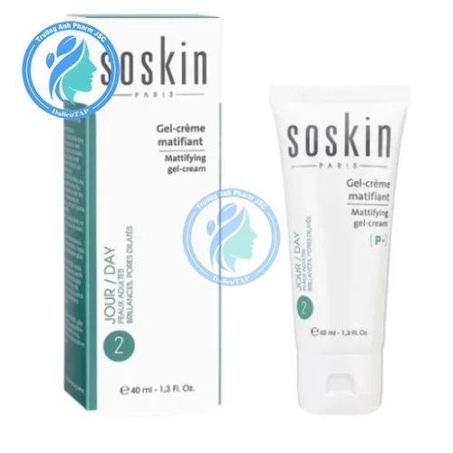 Soskin Mattifying Gel Cream 40ml - Điều tiết bã nhờn