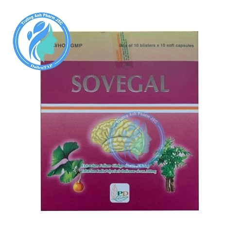 Sovegal 100 Viên Phương Đông Pharma - Điều trị suy giảm trí nhớ