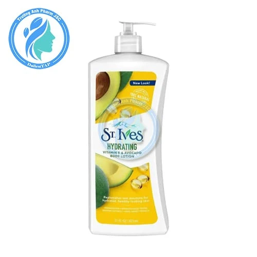 St.ives Hydrating Vitamin E & Avocado Body Lotion 621ml - Giúp dưỡng ẩm da