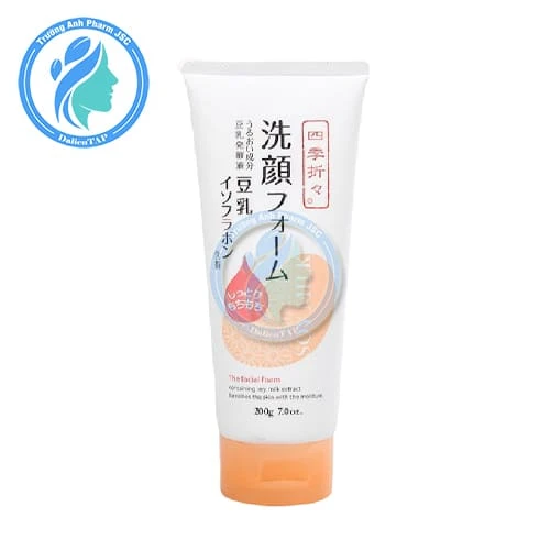 Sữa rửa mặt Kumano Shikioriori Milk Isoflavone Face Wash Foam 200g