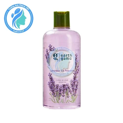 Sữa tắm Earthganic Chill & Calm Show Gel 500ml (Hương hoa oải hương)