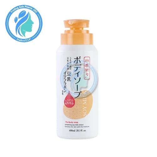 Sữa tắm Kumano Shikioriori Milk Isoflavone Body Soap 600ml