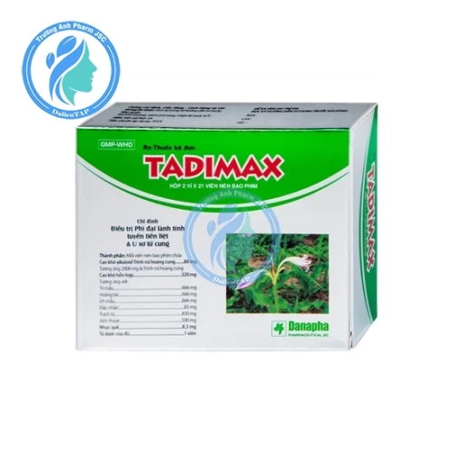 Tadimax Danapha - Thuốc điều trị phì đại lành tính tiền liệt tuyến