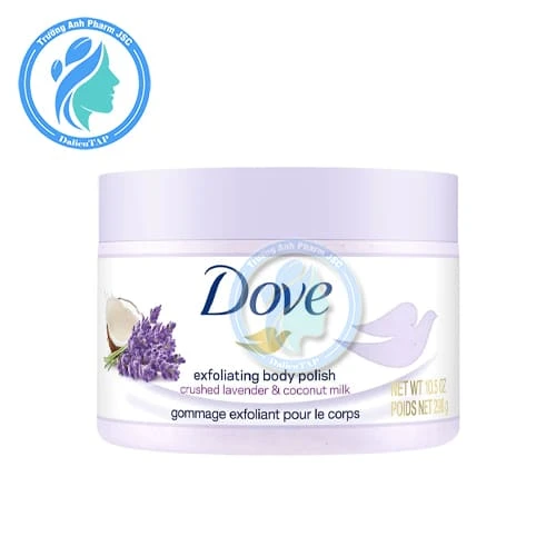 Tẩy da chết Dove Exfoliating body polish 298g (Lavender & Coconut milk)