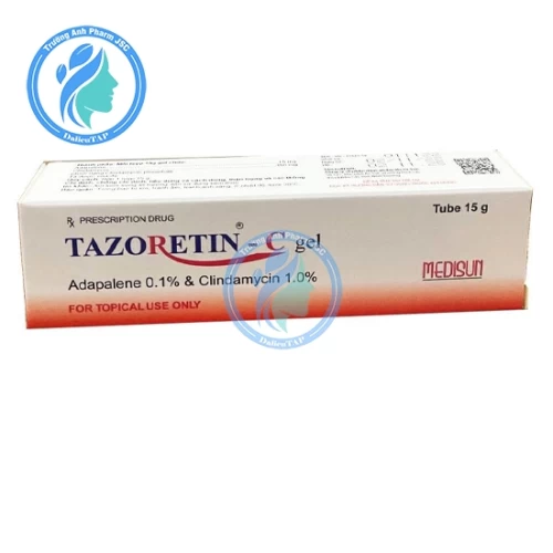 Tazoretin-C Gel 15g - Gel điều trị mụn trứng cá, kiểm soát dầu