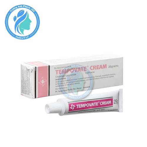 Tempovate Cream 25g - Trị tận gốc nấm da, tránh tái phát