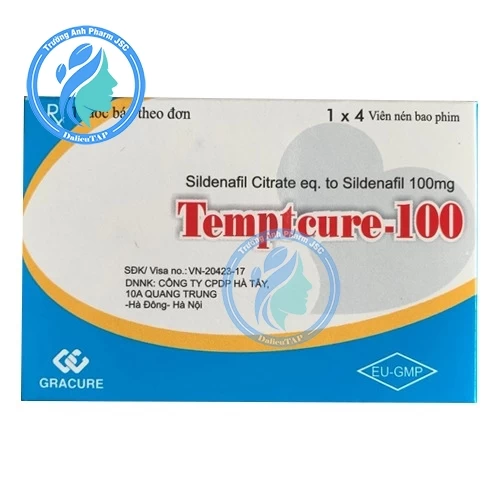 Temptcure-100 Gracure Pharma - Thuốc điều trị rối loạn cương dương