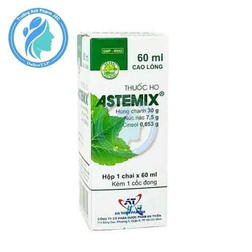 Thuốc ho Astemix 60ml - Điều trị ho, viêm họng, viêm phế quản