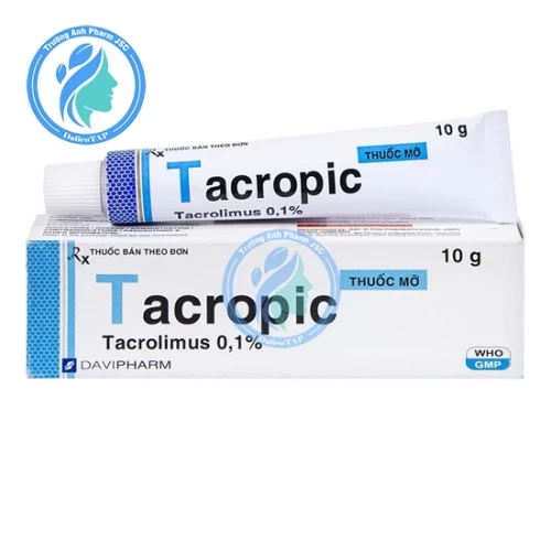 Tacropic 0.1% 10g - Thuốc điều trị chàm thể tạng của Davipharm