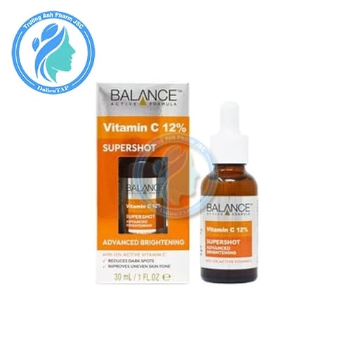 Tinh Chất Balance Active Formula Vitamin C 12% Supershot Advanced Brightening Serum 30ml