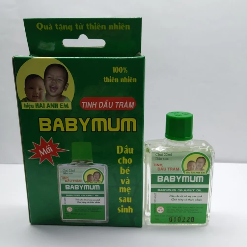 Tinh dầu tràm Babymun Hiệu Hai Anh Em - Giúp giữ ấm cơ thể hiệu quả