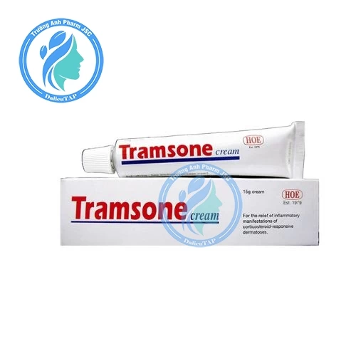 HoeTramsone 15g - Kem bôi trị chàm, viêm da, vảy nến