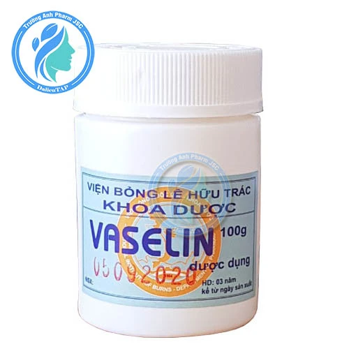 Vaseline 100g Viện bỏng Lê Hữu Trác - Giúp dưỡng ẩm và làm mềm da hiệu quả