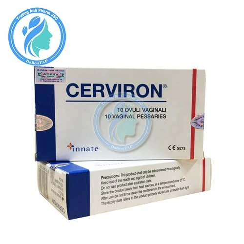 Viên đặt Cerviron - Hỗ trợ điều trị viêm nhiễm phụ khoa cấp và mạn tính
