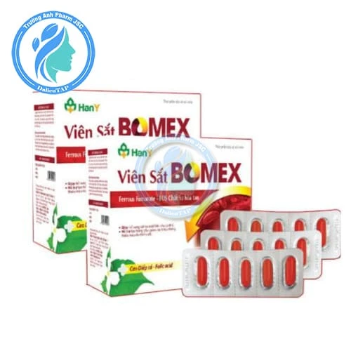 Viên Sắt Bomex Santex - Giúp bổ sung sắt và acid folic cho cơ thể
