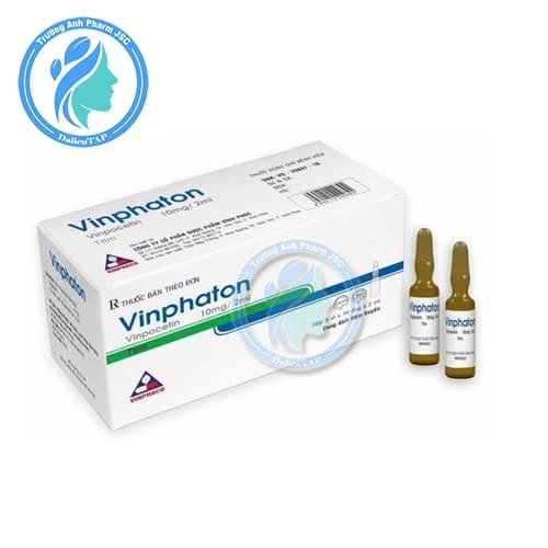 Vinphaton 10mg/2ml - Thuốc điều trị rối loạn tuần hoàn máu não