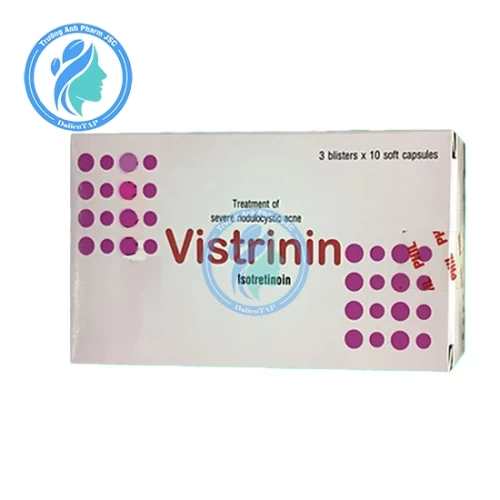 Vistrinin 20mg - Thuốc điều trị mụn trứng cá hiệu quả