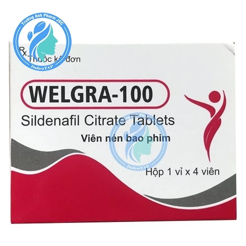 Welgra-100 - Thuốc điều trị rối loạn cương dương hiệu quả