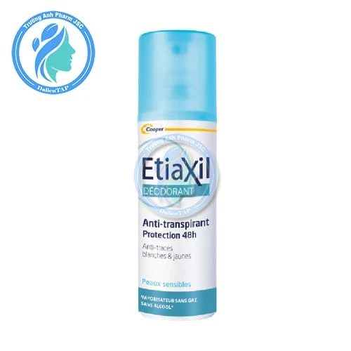 Xịt chân Etiaxil Deodorant Anti-transpirant 48h Pieds Peaux Sensibles vaporisateur 100ml