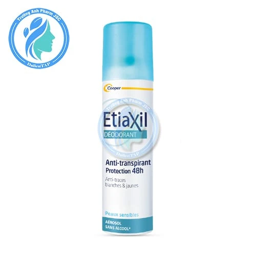 Xịt khử mùi Etiaxil Deodorant Anti-transpirant 48h Peaux Sensibles Aérosol 150ml