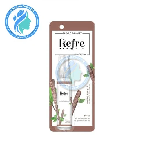 Xịt khử mùi Refre Hương Gỗ Refre Natural Woody 30ml - Giúp khử mùi hiệu quả