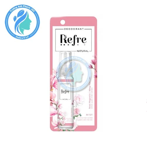 Xịt khử mùi Refre Refre Natural Rosa Magnolia 30ml - Giúp khử mùi hiệu quả