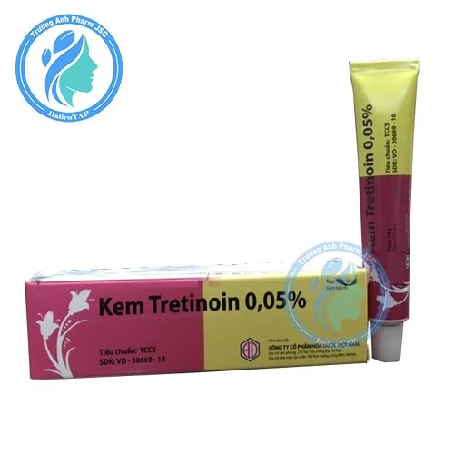 Kem Tretinoin 0.05% 10g Hóa Dược - Giúp điều trị mụn hiệu quả