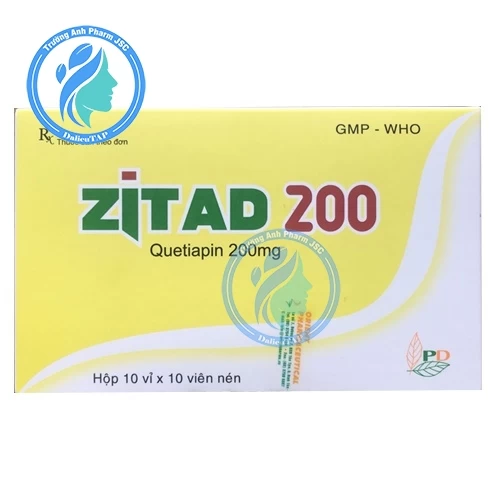 Zitad 200 Phương Đông Pharma - Thuốc điều trị tâm thần phân liệt