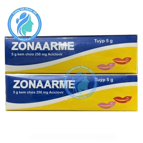 Kem Zonaarme - Điều trị thủy đậu và virus Herpes simplex