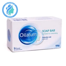 Oilatum Soap Bar 100g - Giúp dưỡng ẩm, chống rôm sảy, viêm da