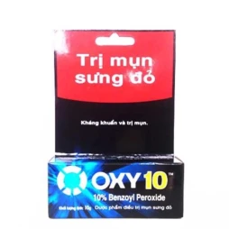 Oxy10 10g - Thuốc trị mụn cho người thể trạng nặng