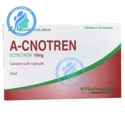 A-Cnotren 10mg - Thuốc điều trị mụn trứng cá nặng của Hy Lạp